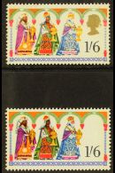 1969 1s6d Christmas With GOLD (QUEENS HEAD) MISSING, SG 814a, Never Hinged Mint. For More Images, Please Visit... - Autres & Non Classés