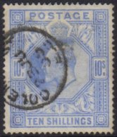 1902-10 10s Ultramarine, De La Rue Printing, SG 265, Good Used With Neat Cds Cancel. For More Images, Please Visit... - Non Classificati