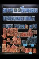 QV RATHER MESSY - BUT A GOLD MINE! Chiefly Used Stamps Plus Some Revenues, Cinderellas, Postal Stationery Cut-outs... - Altri & Non Classificati