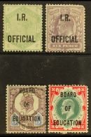 OFFICIALS - FORGERIES A Mega Catalogued Group With FORGERIES Of I.R. OFFICIAL 1885 1s Dull Green, SG O5, Mint,... - Autres & Non Classés