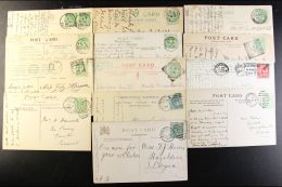 POSTMARKS ON POSTCARDS COLLECTION Mostly Edward VII And George V Period Assembly Of Picture Postcards Collected... - Autres & Non Classés