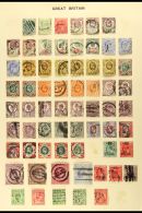 1902-1951 USED COLLECTION Presented On Album Pages, Incl. 1902-13 KEVII All Values With Shades To 9d (x2), 10d... - Andere & Zonder Classificatie