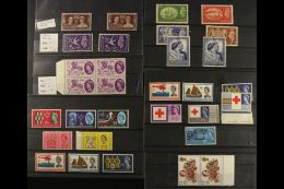 KGVI/QEII ON STOCKCARDS Chiefly Mint (much Never Hinged), Plus A Few Used. Note KGVI Including 1948 £1... - Autres & Non Classés