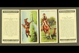 LAMBERT & BUTLER 1938 "Horsemanship" Complete Set, Very Fine Condition. (50) For More Images, Please Visit... - Other & Unclassified