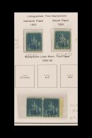 1851-1938 A Useful Mint Collection On Pages, Incl. 1851-55 1d Blue Britannia (4, Incl. A Marginal Pair, All With... - Trinidad En Tobago (...-1961)