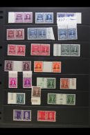 ALLIED MILITARY GOVERNMENT REVENUE STAMPS Never Hinged Mint Collection Of "AMG-FTT" Overprinted Italian Revenues.... - Other & Unclassified