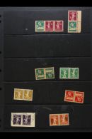 1910's - 1950's SE-TENANT & TETE-BECHE PAIRS/STRIPS. An Attractive Group Of Mint (incl Never Hinged) &... - Autres & Non Classés