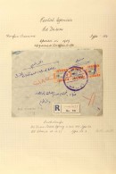 SMALLER PROVINCE POSTAL AGENCIES 1954-60 Collection Of Mainly Registered Covers Written Up On Pages, Displaying... - Soudan (...-1951)