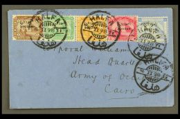 1898 (4 Nov) Cover To Cairo Bearing Egypt Overprinted Set To 1pi (SG 1/6), Tied By HALFA Cds's; Cairo Receiver On... - Soedan (...-1951)