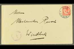 1919 (10 Jan) Env To Windhuk Bearing 1d Union Tied By Very Fine "KUB" Cds Postmark, Putzel Type B3 Oc, Violet... - Africa Del Sud-Ovest (1923-1990)