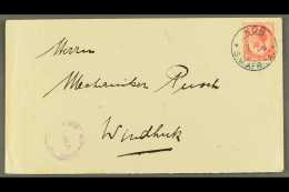 1919 (10 Jan) Env To Windhuk Bearing 1d Union Tied By Very Fine "KUB" Cds Postmark, Putzel Type B3 Oc, Violet... - Zuidwest-Afrika (1923-1990)