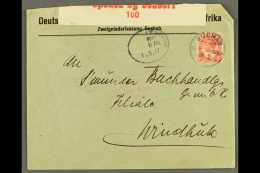 1917 (21 Feb) Censored Cover To Windhuk Bearing 1d Union Stamp Tied By "GUCHAB" Cds Cancel, Putzel Type B1b Oc... - Südwestafrika (1923-1990)