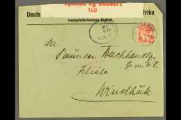 1917 (21 Feb) Censored Cover To Windhuk Bearing 1d Union Stamp Tied By "GUCHAB" Cds Cancel, Putzel Type B1b Oc... - Zuidwest-Afrika (1923-1990)