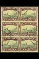 UNION VARIETY 1930-44 2d Slate-grey & Deep Lilac, Watermark Upright, JOINED PAPER VARIETY In A Block Of 6... - Non Classés