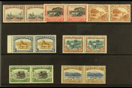 1927-30 Pictorial Definitives, Complete Set (so Called London Pictorials), SG 34/9, Fine Mint (7 Pairs). For More... - Zonder Classificatie