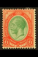 1913-24 £1 Green & Red, SG 17, Very Fine Mint. For More Images, Please Visit... - Non Classés