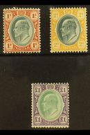 TRANSVAAL 1903 Ed VII Set 1s To £1, Wmk Crown CA, SG 256/8, Very Fine Mint. (3 Stamps) For More Images,... - Non Classés