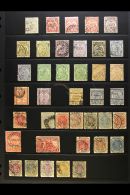 TRANSVAAL 1885-1909 USED COLLECTION On A Pair Of Stock Pages With "Arms" To 10s & KEVII To 10s & £1.... - Non Classés