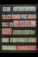NATAL 1867-1909 SIDEFACE ACCUMULATION Presented On Stock Pages. A Mint, Used & Unused Hoard With QV To 1s... - Non Classés