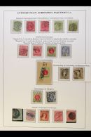 NATAL 1862-1904 POSTMARKS COLLECTION In Hingeless Mounts On A Page, Inc 1862 6d Grey (x2) With P.M. Burg Crown... - Ohne Zuordnung
