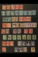 NATAL 1859-73 OLD TIME ACCUMULATION On A Stockpage. A Mixed Condition Hoard Of Used, Mint & Unused "earlies",... - Ohne Zuordnung