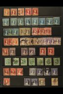 NATAL 1859-73 OLD TIME ACCUMULATION On A Stockpage. A Mixed Condition Hoard Of Used, Mint & Unused "earlies",... - Zonder Classificatie