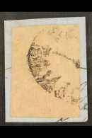NATAL 1857 3d Rose Embossed SG 4, On A Piece Tied By Oval P.M. Burg Cancel.  For More Images, Please Visit... - Non Classés