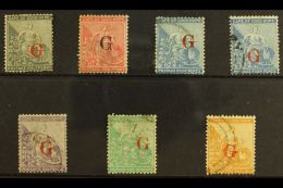 GRIQUALAND WEST 1877-78 USED "TYPE 1A" OVERPRINTED GROUP On A Stock Card. A Delightful Selection With Each Value... - Ohne Zuordnung