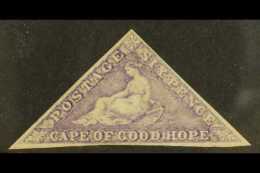 CAPE OF GOOD HOPE 1863-64 6d Bright Mauve, SG 20, Very Fine NEVER HINGED MINT With 3 Margins. For More Images,... - Non Classés