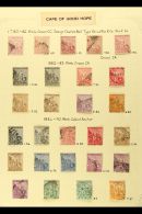 CAPE OF GOOD HOPE 1864-1903 VERY FINE USED COLLECTION. An Attractive Collection Of Selected Stamps, Virtually All... - Ohne Zuordnung