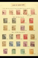 CAPE OF GOOD HOPE 1864-1903 VERY FINE USED COLLECTION. An Attractive Collection Of Selected Stamps, Virtually All... - Zonder Classificatie
