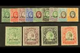 1912 Geo V Set To 5r Overprinted "Specimen", SG 60s/72s, Fine Mint Large Part Og. (13 Stamps) For More Images,... - Somaliland (Herrschaft ...-1959)
