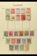 1903-49 An Attractive Mint And Used Collection On Old Pages, Incl. 1903 Overprints To 1r Mint, 1904 Set To 1r... - Somaliland (Protectorate ...-1959)