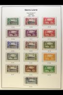 1937-1967 DELIGHTFUL MINT COLLECTION In Hingeless Mounts On Printed Album Pages. A Virtually Complete Basic Run... - Sierra Leone (...-1960)