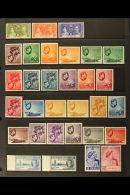 1937-1952 FINE MINT COLLECTION On Stock Pages, ALL DIFFERENT, Inc 1938-49 Most Vals To 5r Inc Chalky Papers Both... - Seychelles (...-1976)