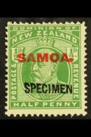 1916-19 ½d Yellow- Green With "SPECIMEN" Overprint, SG 115s, Never Hinged Mint. Rare. For More Images,... - Samoa (Staat)