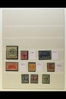 1914 - 1921 GERMAN CANCELLATIONS. A Beautiful Collection Of Various 1914-20 "SAMOA" Overprinted Stamps, Also... - Samoa (Staat)