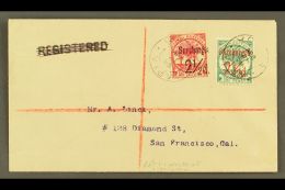 1899 (21 Apr) Pretty Registered Env To San Francisco Bearing The 2½d On 1d & 2½d On 1s Stamps... - Samoa (Staat)