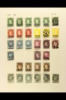 1864-1938 MINT & USED COLLECTION On Leaves, Inc 1864-80 1d, 3d & 1s Unused And 2d, 4d & 1s Used (mixed... - Sainte-Hélène