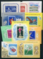 1960-88 NHM MINIATURE SHEET COLLECTION On A Stock Page. All Different Olympic Theme Sheets, Inc 1960 Rome (both... - Autres & Non Classés