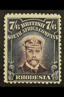 1913 - 19 7s 6d Blackish Purple And Slate Black, Die II, Perf 14, SG 240, Very Fine And Fresh Mint. For More... - Andere & Zonder Classificatie