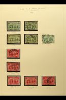 1910-13 Range Of Mostly Used Double Heads Incl. ½d, 1d, 2d & 2½d Shades, 1d Carmine-lake Mint,... - Sonstige & Ohne Zuordnung