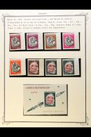 1963 Astronaut IMPERF Set And Miniature Sheet, Michel 1184/91 & Block 37, Never Hinged Mint. (8 Stamps Plus... - Paraguay