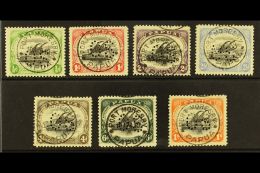 OFFICIALS 1908 Perf 11 Complete Set To 1s Perforated "O S", SG O14/O20, Cds Used. (7 Stamps) For More Images,... - Papoea-Nieuw-Guinea