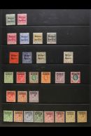1898-1957 FINE MINT ALL DIFFERENT COLLECTION With GIBRALTAR OVERPRINTED Small Range QV To 1p & 2p; Plus Small... - Andere & Zonder Classificatie