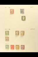 1876-1951 MINT & USED COLLECTION On Leaves, Inc 1876-83 1d Opt Used, 1884-85 Inc 2½d Ultramarine Used,... - Montserrat