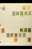 1856-1915 OLD TIME COLLECTION Presented On Home Made Pages. A Chiefly Used Collection That Includes 1856 Set To 2r... - Mexico