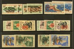 1962 OVERPRINTS WITH ALL TYPES. All Different Never Hinged Mint Group On A Stock Card, Inc 1962 Olympics,... - Altri & Non Classificati