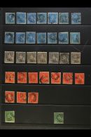 1859-61 IMPERF BRITANNIA'S A Mostly Fine Used Assembly Of The 1859-61 Imperf Issue, SG 32/35, All But One With... - Maurice (...-1967)