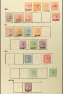 1858-1935 MINT COLLECTION On Album Pages. Includes 1858-62 "Britannia" Imperfs (4 Margins) Including (6d)... - Maurice (...-1967)